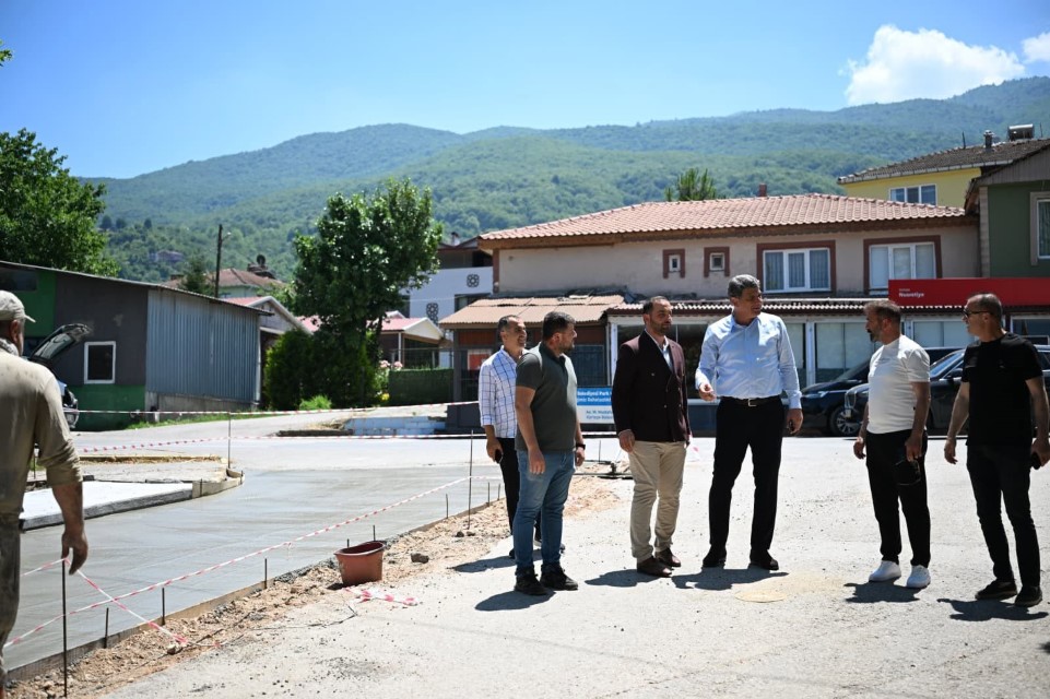 Kartepe Belediye Başkanı Av. M. Mustafa Kocaman Nusretiye Mahallesi’nde yapımı