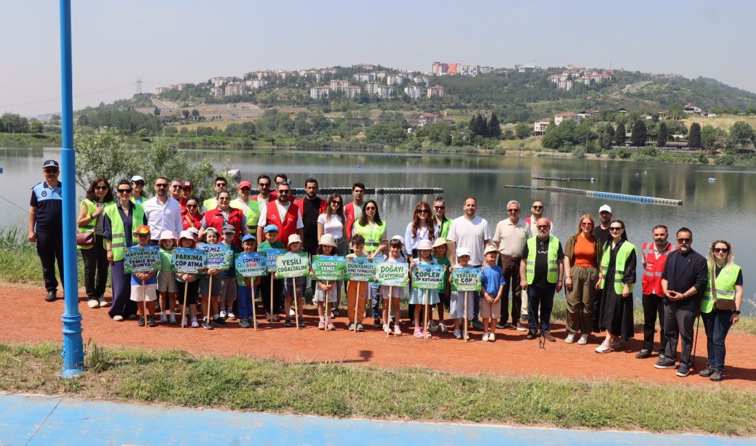 Çınar Çevre Festivali kapsamında Bıçkıdere Göleti’nde düzenlenen çevre temizliği etkinliğinde