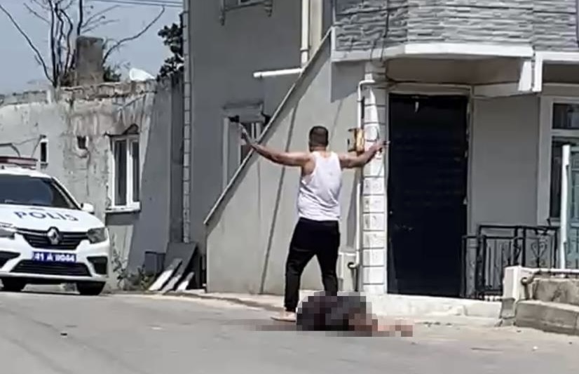 Kocaeli'de 5 çocuk annesi kadın, tartıştığı kocası tarafından sokak ortasında
