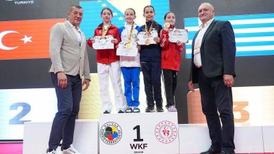 İstanbul’da yapılan 30. Balkan Çocuklar Karate Şampiyonası’nda Körfez Gençlerbirliği’nin başarılı