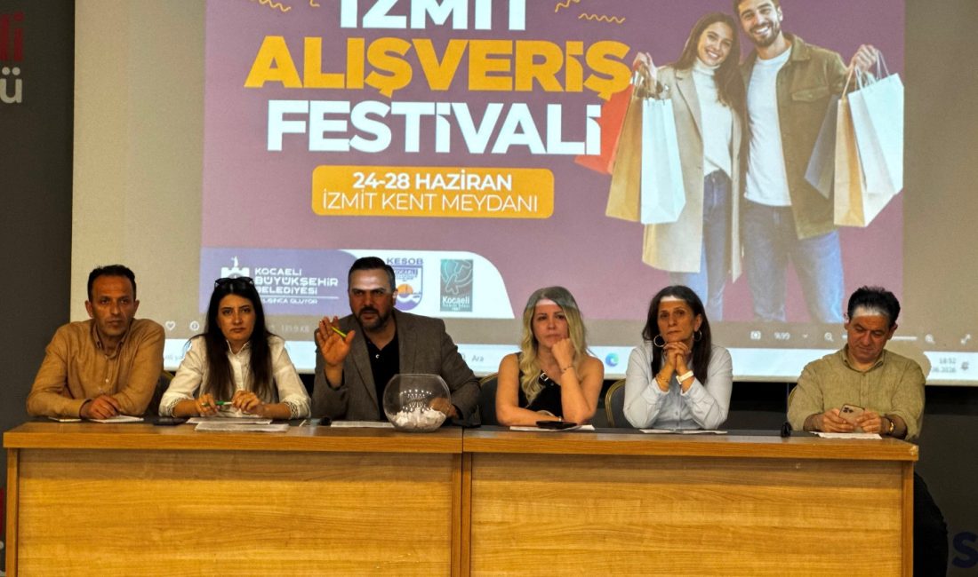 Kocaeli Büyükşehir Belediyesi öncülüğünde düzenlenen İzmit Alışveriş Festivali, 24-28 Haziran