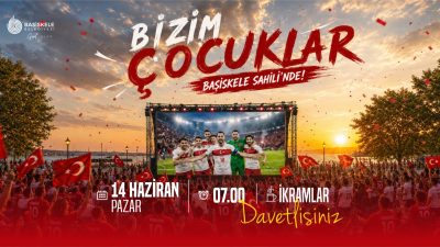 Başiskele Belediyesi, Dünya Kupası'nın açılış karşılaşmasını vatandaşlarla birlikte izlemek için