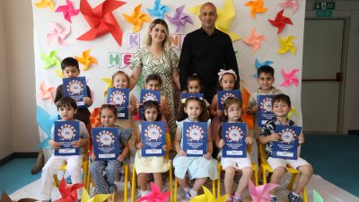Senin Yuvan Kreş ve Gündüz Bakımevi’nde eğitim gören minik öğrenciler,