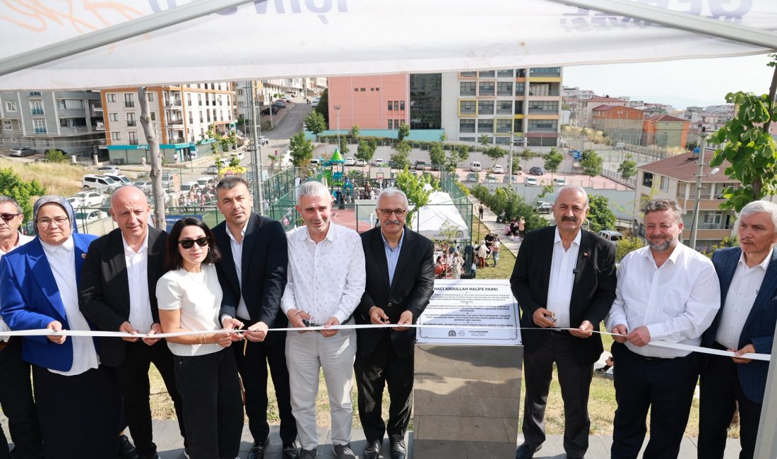 Gebze Belediyesi tarafından düzenlenen “Atölyem Parkta” etkinliği, Hacı Abdullah Halife