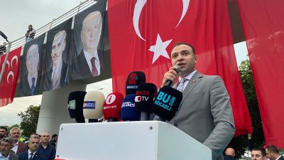 Milliyetçi Hareket Partisi (MHP) Kocaeli İl Başkanlığı tarafından düzenlenen devir