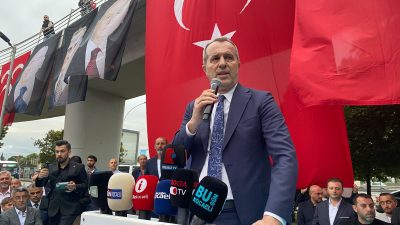 MHP Kocaeli Milletvekili Saffet Sancaklı, devir teslim töreninde yaptığı konuşmada