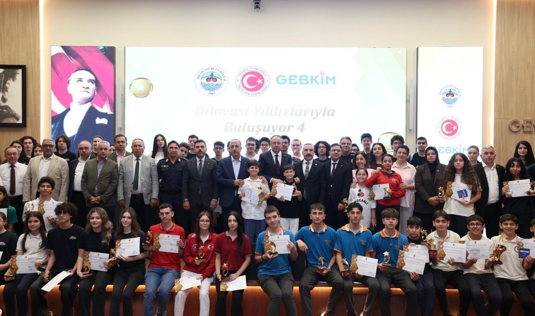 "Dilovası Yıldızlarıyla Buluşuyor 4. Ödül Töreni" kapsamında dereceye giren ve