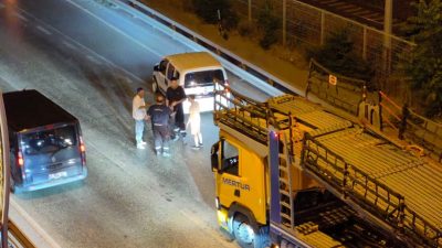 Kocaeli İzmit D-100 kara yolu Fuar Köprüsü altında, Sakarya istikametinde