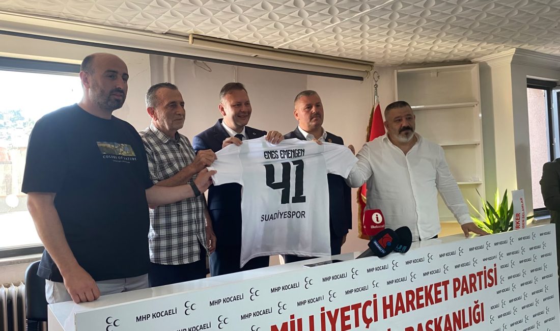 MHP Kocaeli İl Başkanı Enes Emengen, göreve atanmasının ardından ilk