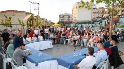 Gebze Belediye Başkanı Zinnur Büyükgöz’ün vatandaşlarla doğrudan bir araya geldiği