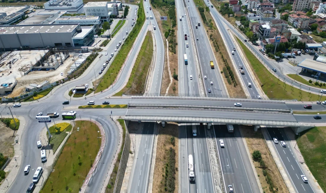 TEM Otoyolu Ankara-İstanbul yönündeki Gebze Kavşağı çıkış kolu, üstyapı yenileme