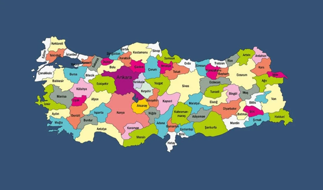Türkiye'de il sayısını 106'ya çıkarmayı hedefleyen düzenleme kapsamında 25 ilçenin