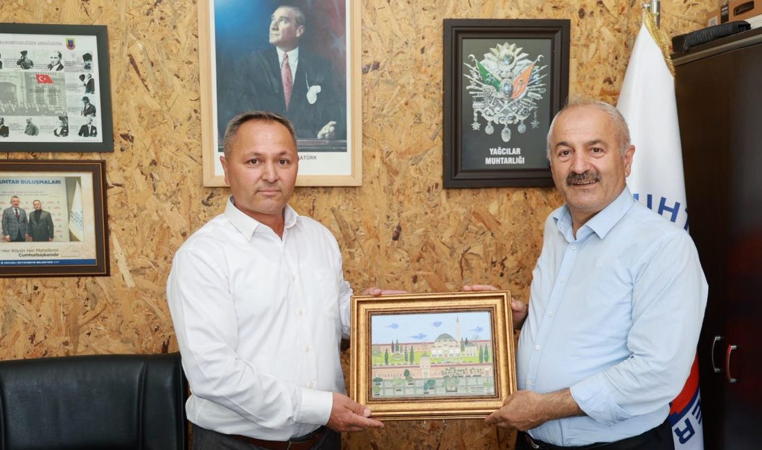 Gebze Belediye Başkanı Zinnur Büyükgöz, kırsal mahalle muhtarlarını ziyaret ederek