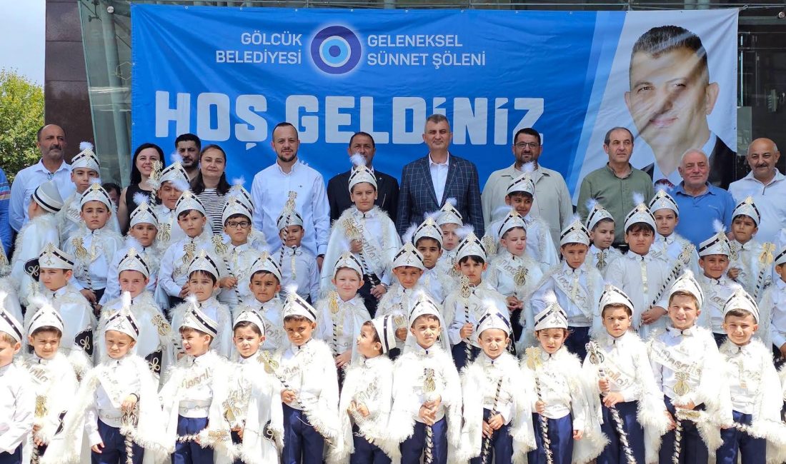 Gölcük Belediyesi Geleneksel Sünnet Şöleni’nde bu yıl 104 çocuğun katılımıyla