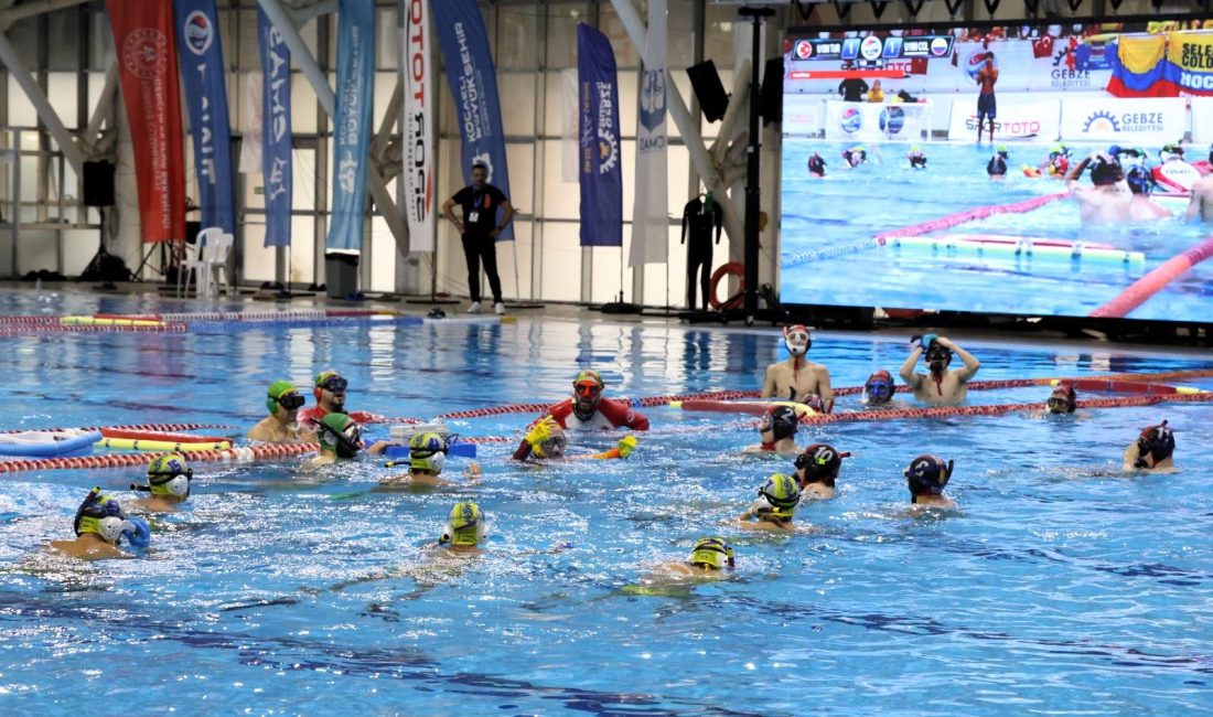 Kocaeli Büyükşehir Belediyesi’nin ev sahipliğinde düzenlenen Sualtı Hokeyi Dünya Şampiyonası,