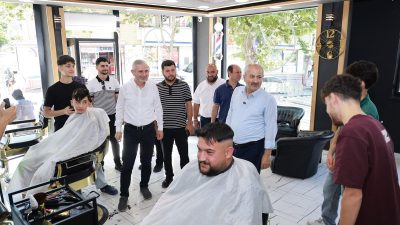 Gebze Belediye Başkanı Zinnur Büyükgöz, mahalle buluşmaları kapsamında bu kez
