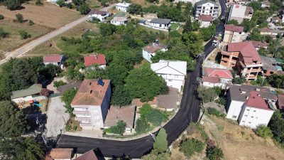 Gebze Belediyesi, ilçe genelinde sürdürdüğü üstyapı çalışmaları kapsamında Pelitli Mahallesi