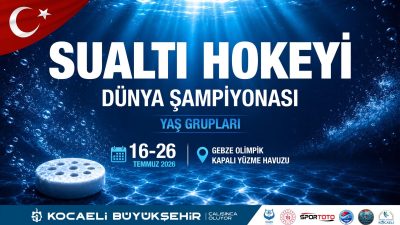 Kocaeli Büyükşehir Belediyesi’nin ev sahipliğinde düzenlenen Sualtı Hokeyi Dünya Şampiyonası’nda