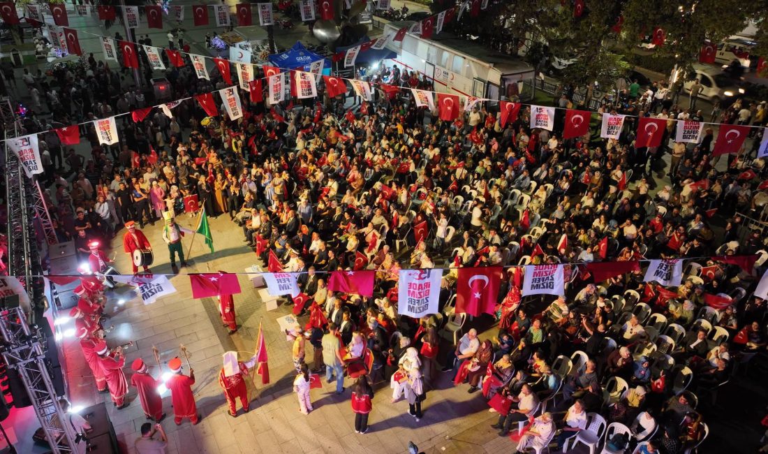 15 Temmuz hain darbe girişiminin 10. yıl dönümünde Gölcük'te düzenlenen