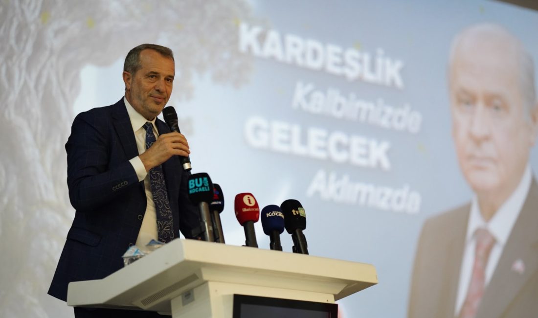 MHP Kocaeli Milletvekili Saffet Sancaklı, Derince İlçe Kongresi'nde yaptığı konuşmada