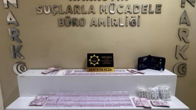 Kocaeli'de düzenlenen operasyonlarda 316 sentetik ecza ile 146 bin 740