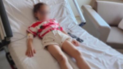 Kocaeli'nin Gölcük ilçesinde eğitim gördüğü özel anaokulunun oyun alanında fare