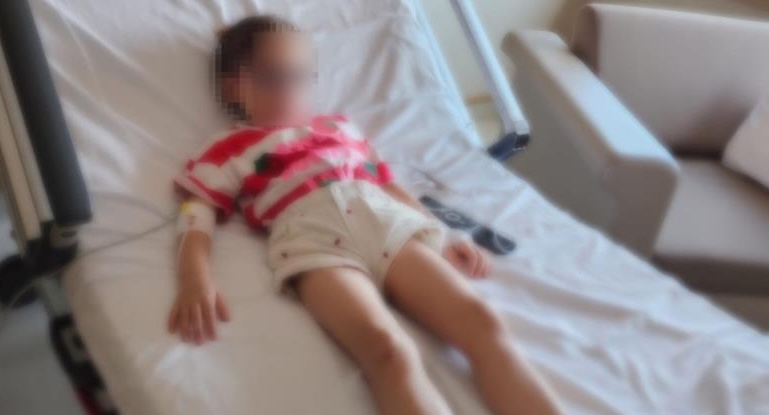 Kocaeli'nin Gölcük ilçesinde eğitim gördüğü özel anaokulunun oyun alanında fare