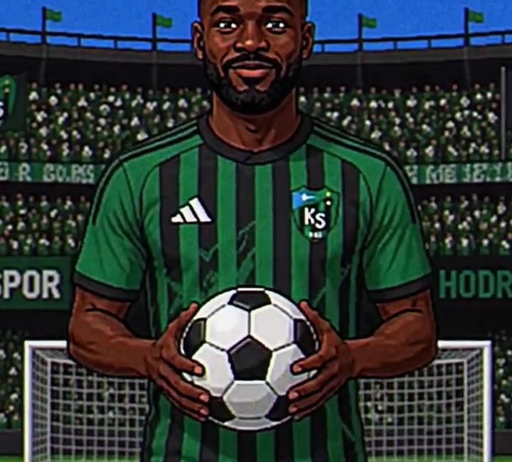 Geçtiğimiz sezon kiralık olarak Kocaelispor forması giyen Angolalı orta saha