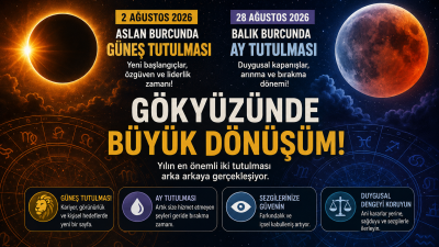 Ağustos 2026, astroloji meraklıları için adeta dönüm noktası niteliğinde geçmeye