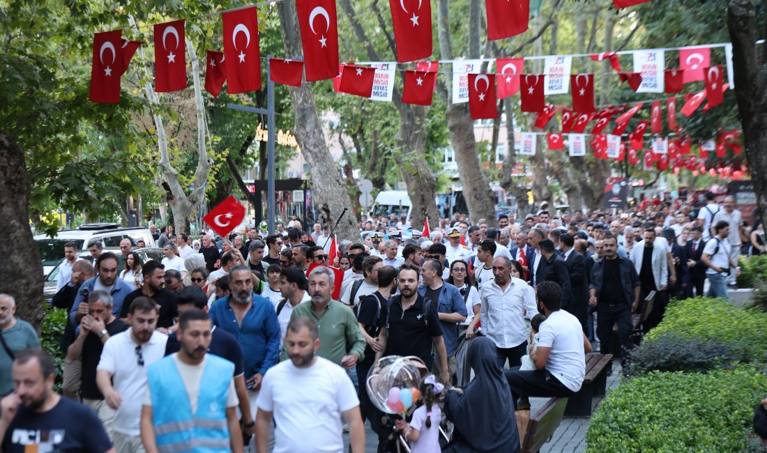 Kocaeli'de 15 Temmuz Demokrasi ve Millî Birlik Günü kapsamında düzenlenen