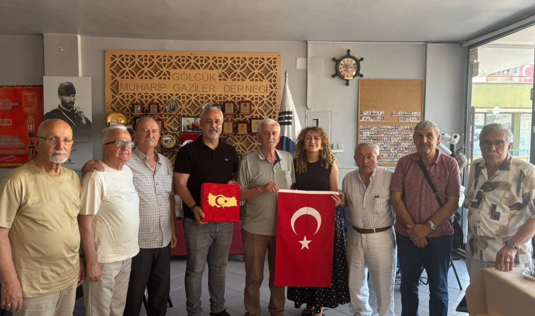 İzmit Belediyesi, Türkiye Muharip Gaziler Derneği Gölcük Şubesi’ni ziyaret ederek