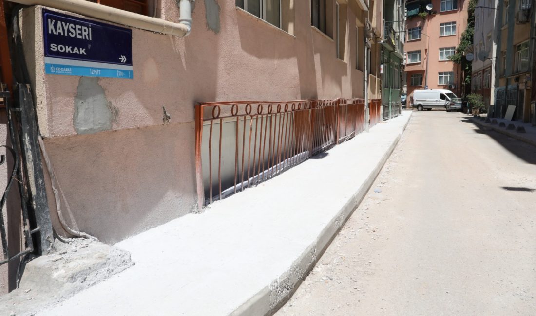
İzmit Belediyesi Fen İşleri Müdürlüğü, Turgut ve Kozluk mahallelerinde gerçekleştirdiği