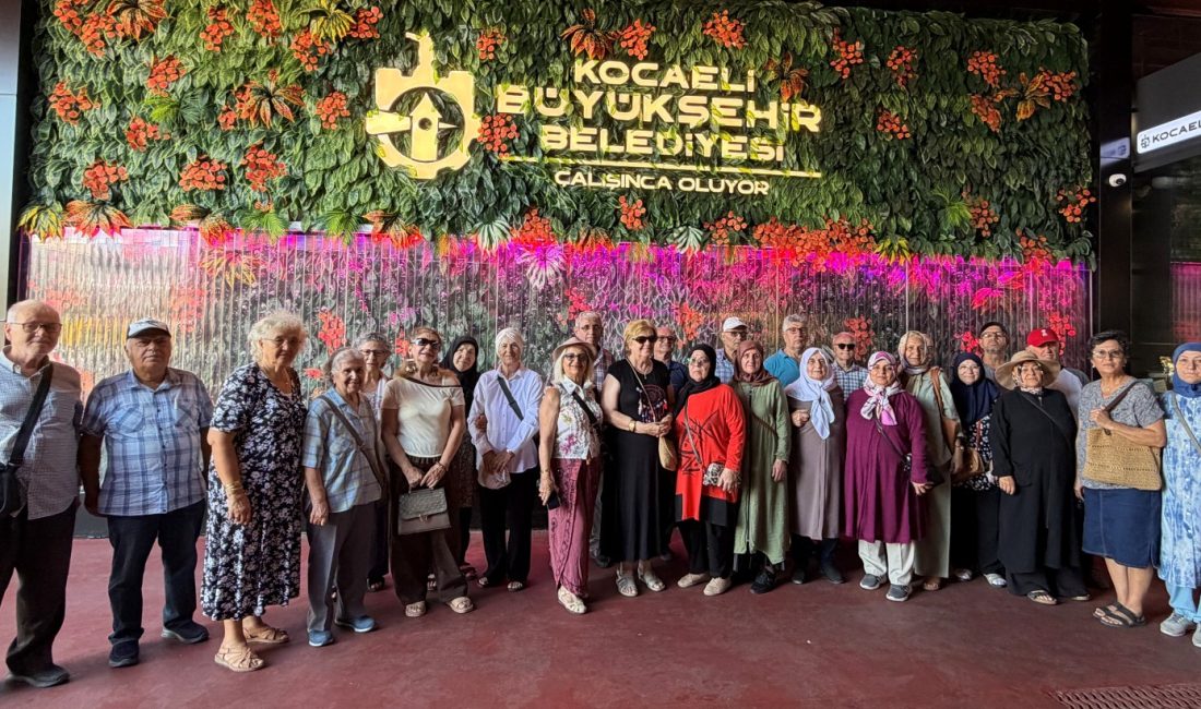 Kocaeli Büyükşehir Belediyesi tarafından 65 yaş ve üzeri vatandaşların aktif