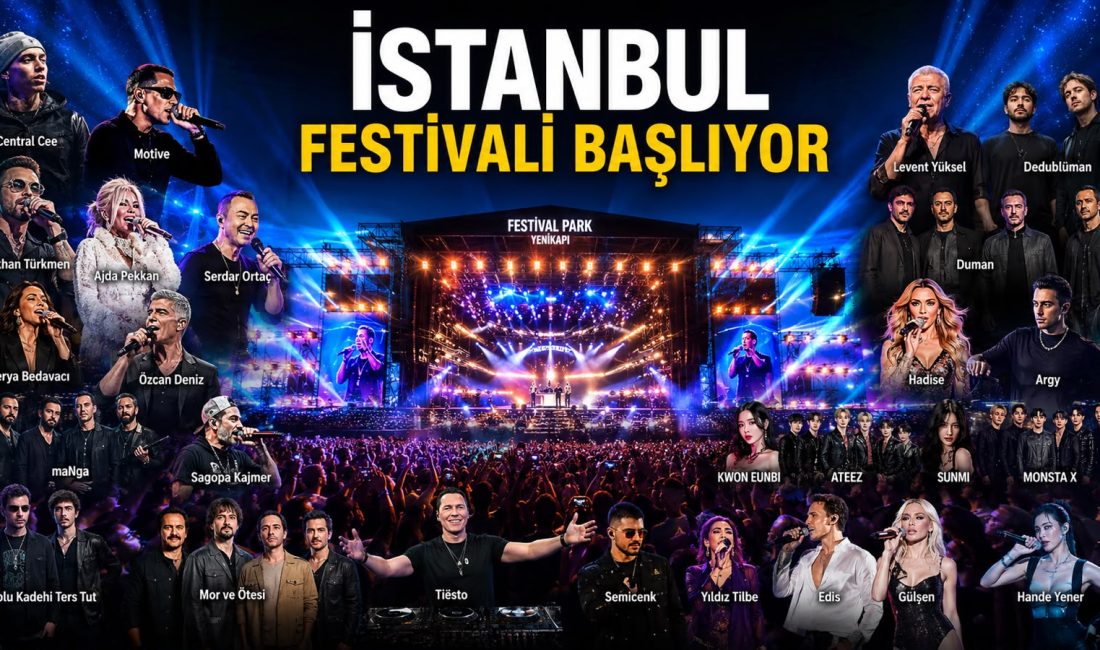 Festival Park Yenikapı'nda beşinci kez düzenlenecek İstanbul Festivali için geri