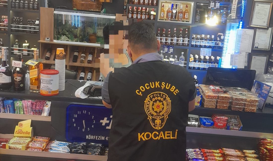 Kocaeli’de Çocuk Şube Müdürlüğü ekiplerince bir ayda yüzlerce denetim yapılırken,
