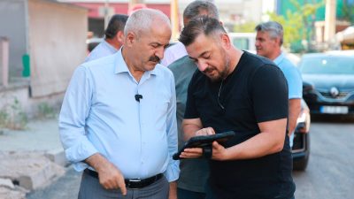 Gebze Belediye Başkanı Zinnur Büyükgöz, İstasyon Mahallesi genelinde devam eden