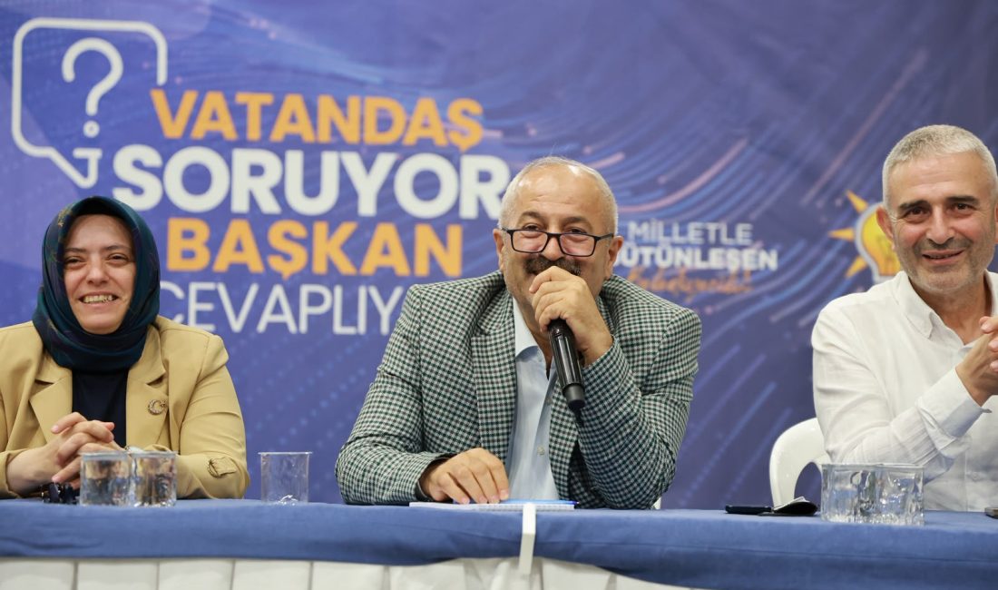Gebze Belediye Başkanı Zinnur Büyükgöz, "Vatandaş Soruyor Başkan Cevaplıyor" programı