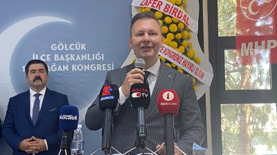 MHP Kocaeli İl Başkanı Enes Emengen, Gölcük İlçe Kongresi'nde teşkilatlara