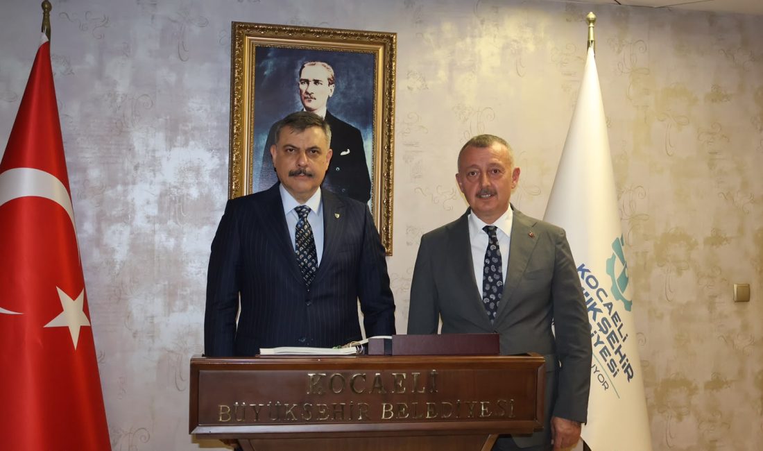 İçişleri Bakanı Mustafa Çiftçi, Kocaeli programı kapsamında Kocaeli Büyükşehir Belediyesi'ni