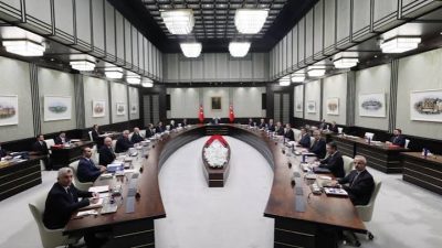 Cumhurbaşkanlığı Kabinesi, Cumhurbaşkanı Recep Tayyip Erdoğan’ın başkanlığında bugün Beştepe’de bir