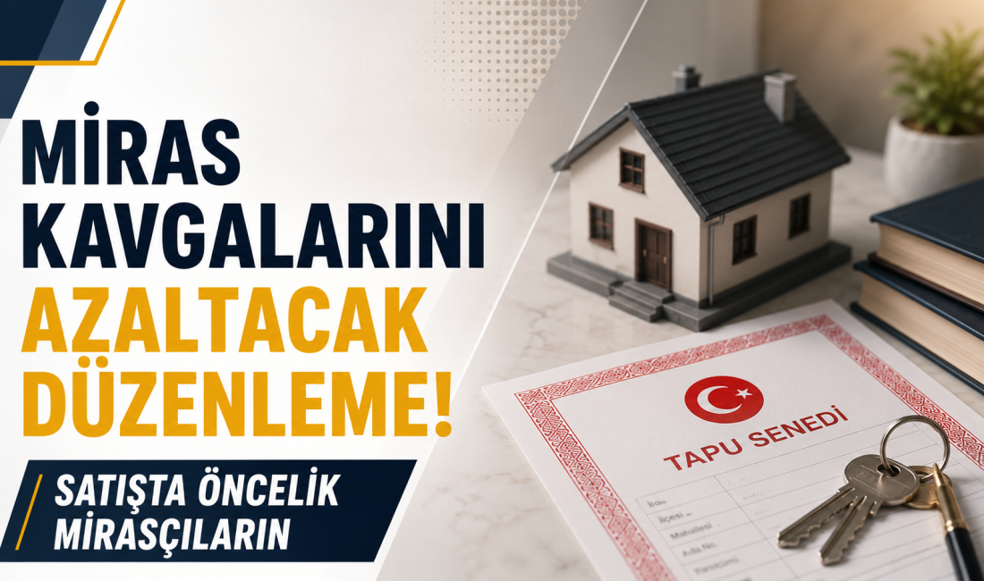 Resmî Gazete'de yayımlanan yeni düzenlemeyle miras kalan taşınmazların ilk açık