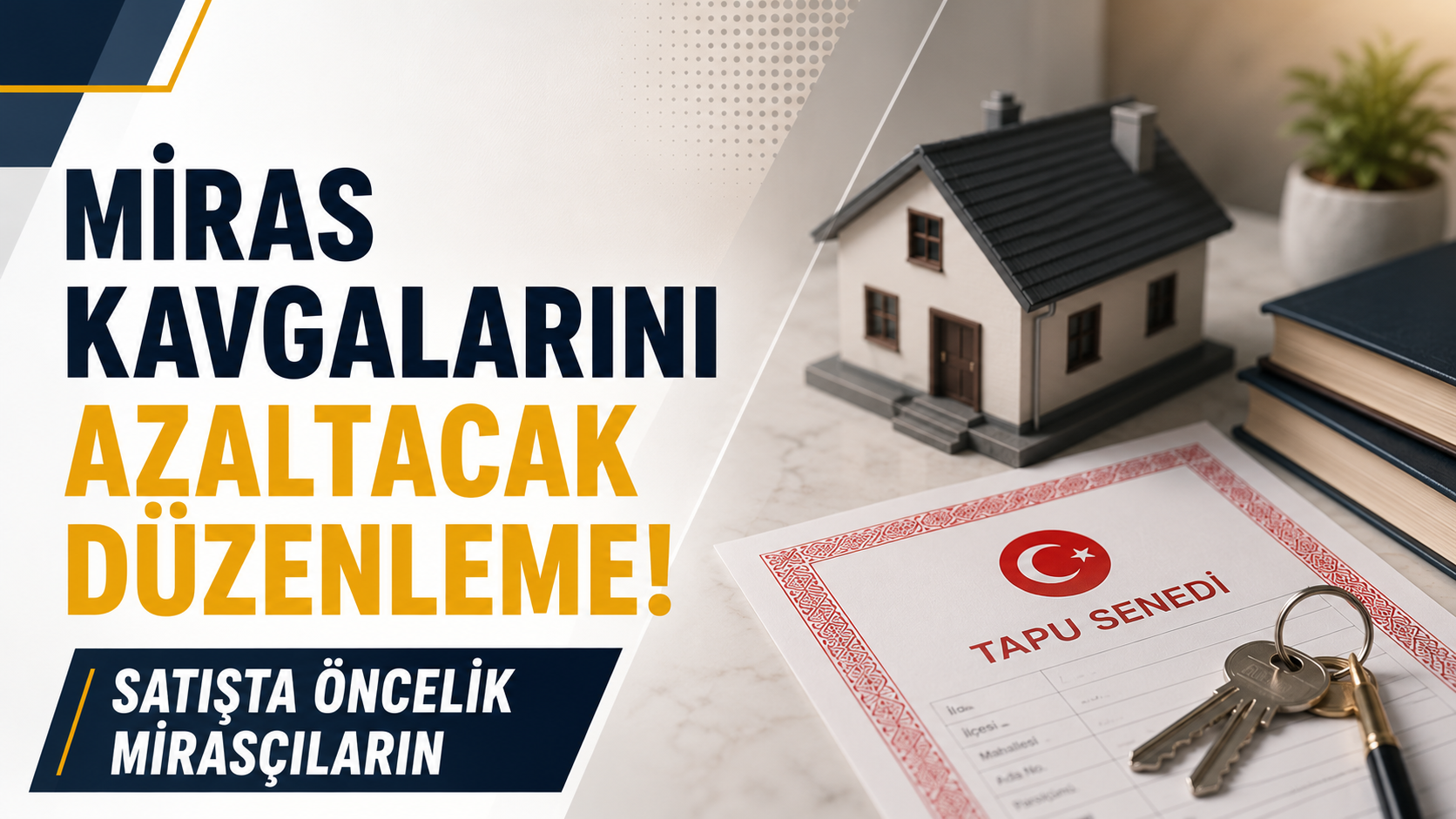 Resmî Gazete'de yayımlanan yeni düzenlemeyle miras kalan taşınmazların ilk açık