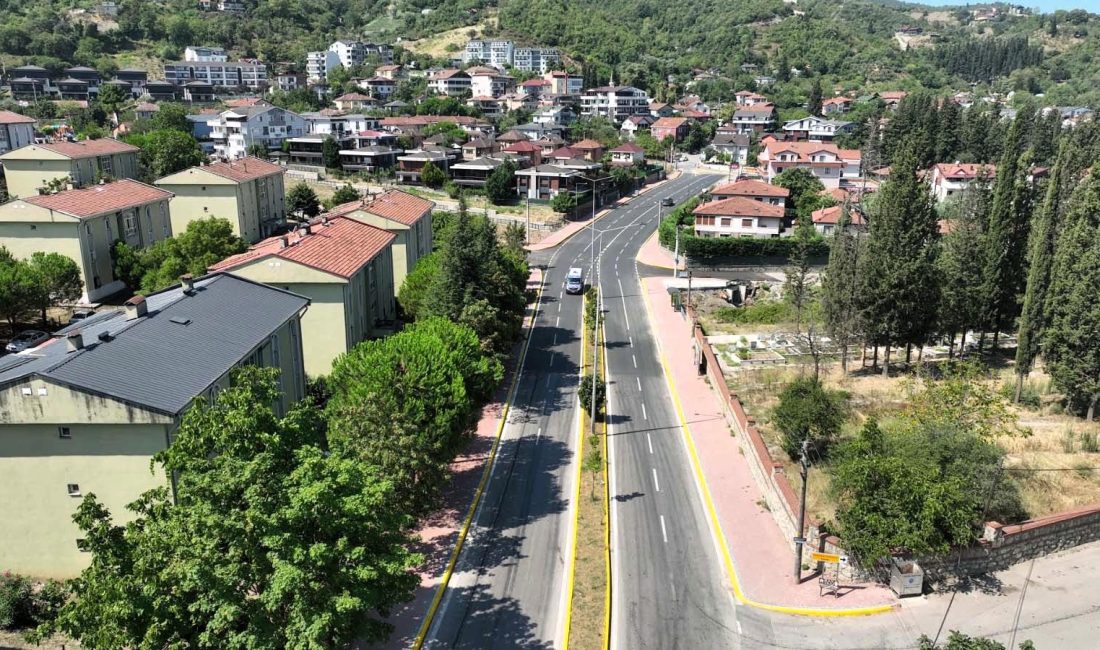 Kocaeli Büyükşehir Belediyesi, Gölcük ilçesi Örcün Mahallesi’nde ulaşım konforunu artırmaya