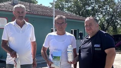 Kocaeli Büyükşehir Belediyesi, İzmit’te dolu yağışından zarar gören meyve bahçelerinin