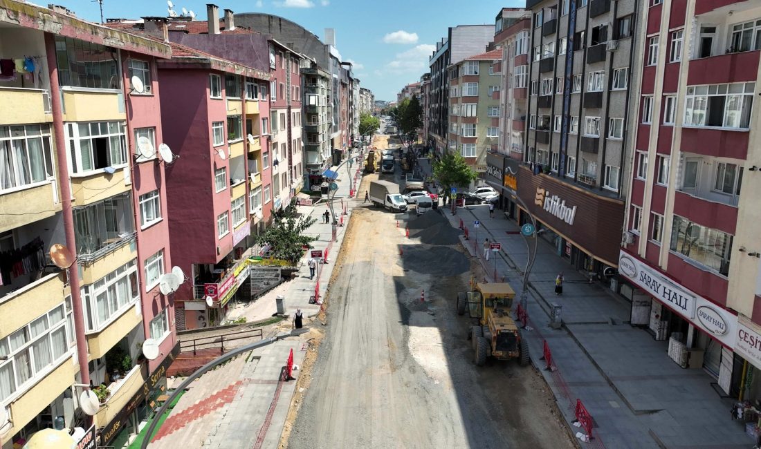 Kocaeli Büyükşehir Belediyesi’nin Gebze’nin önemli ulaşım güzergâhlarından Şehit Numan Dede