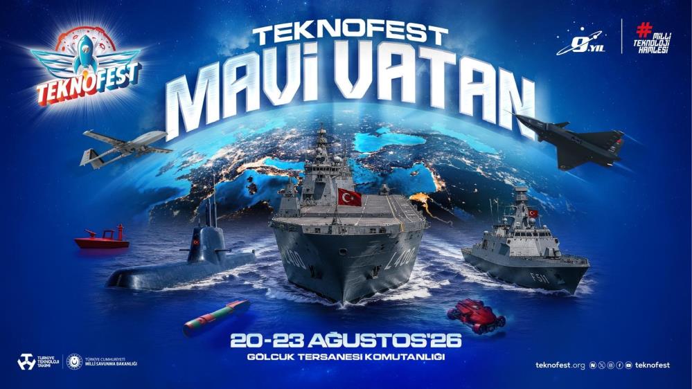 Dünyanın en büyük Havacılık, Uzay ve Teknoloji Festivali TEKNOFEST Mavi