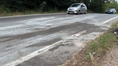 Kocaeli’nin Kandıra ilçesinde iki aracın çarpışması sonucu meydana gelen trafik