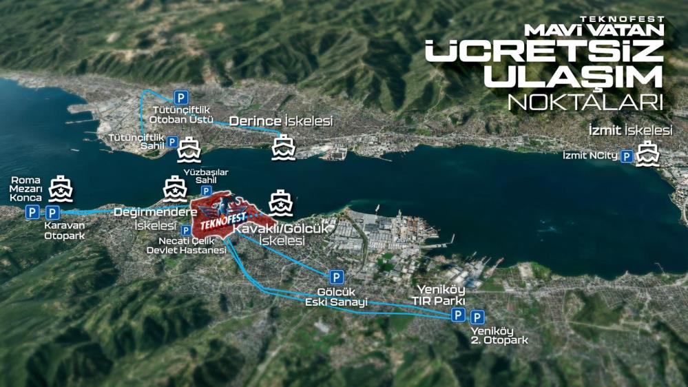 TEKNOFEST Mavi Vatan, 20-23 Ağustos tarihleri arasında Gölcük Tersanesi Komutanlığı’nda