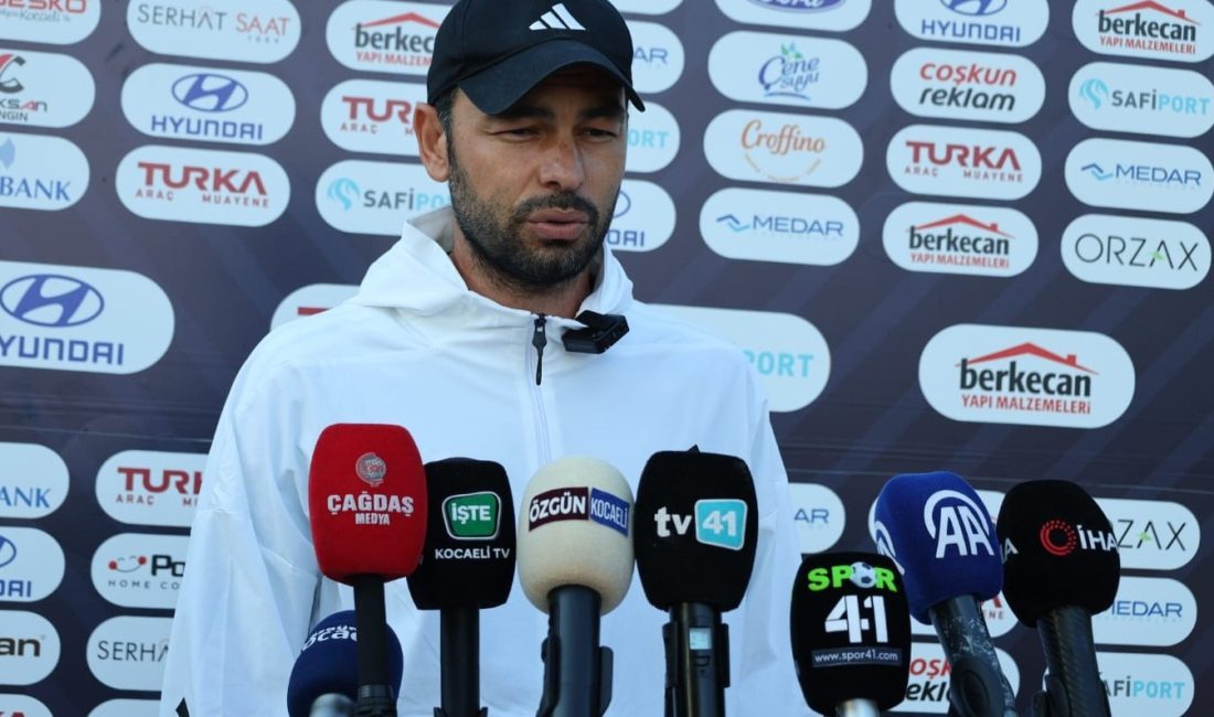 Kocaelispor Teknik Direktörü Selçuk İnan, Amed Sportif Faaliyetler maçı öncesinde