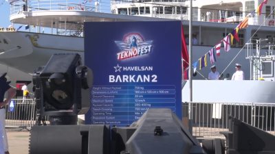 HAVELSAN tarafından geliştirilen insansız otonom kara aracı BARKAN 2, Kocaeli’nin